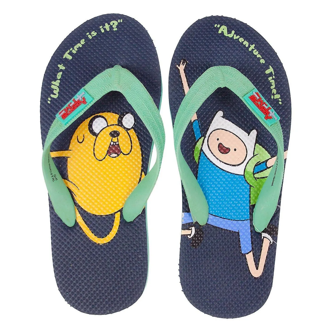 Adventure Time Childrens/Kids Finn And Jake Flip Flops