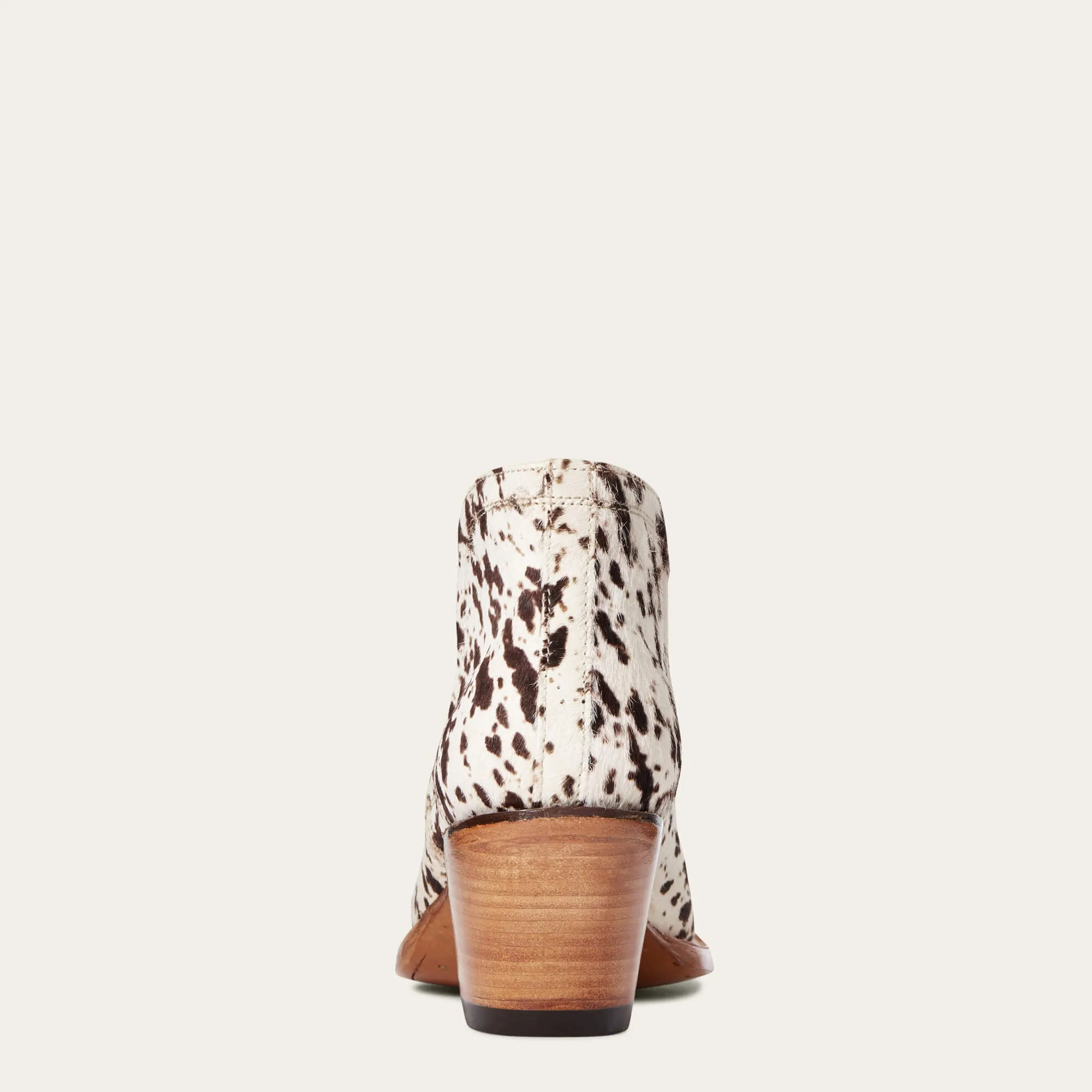 Ariat Women's Brown/White Calf Hair Dixon Snip Toe Bootie