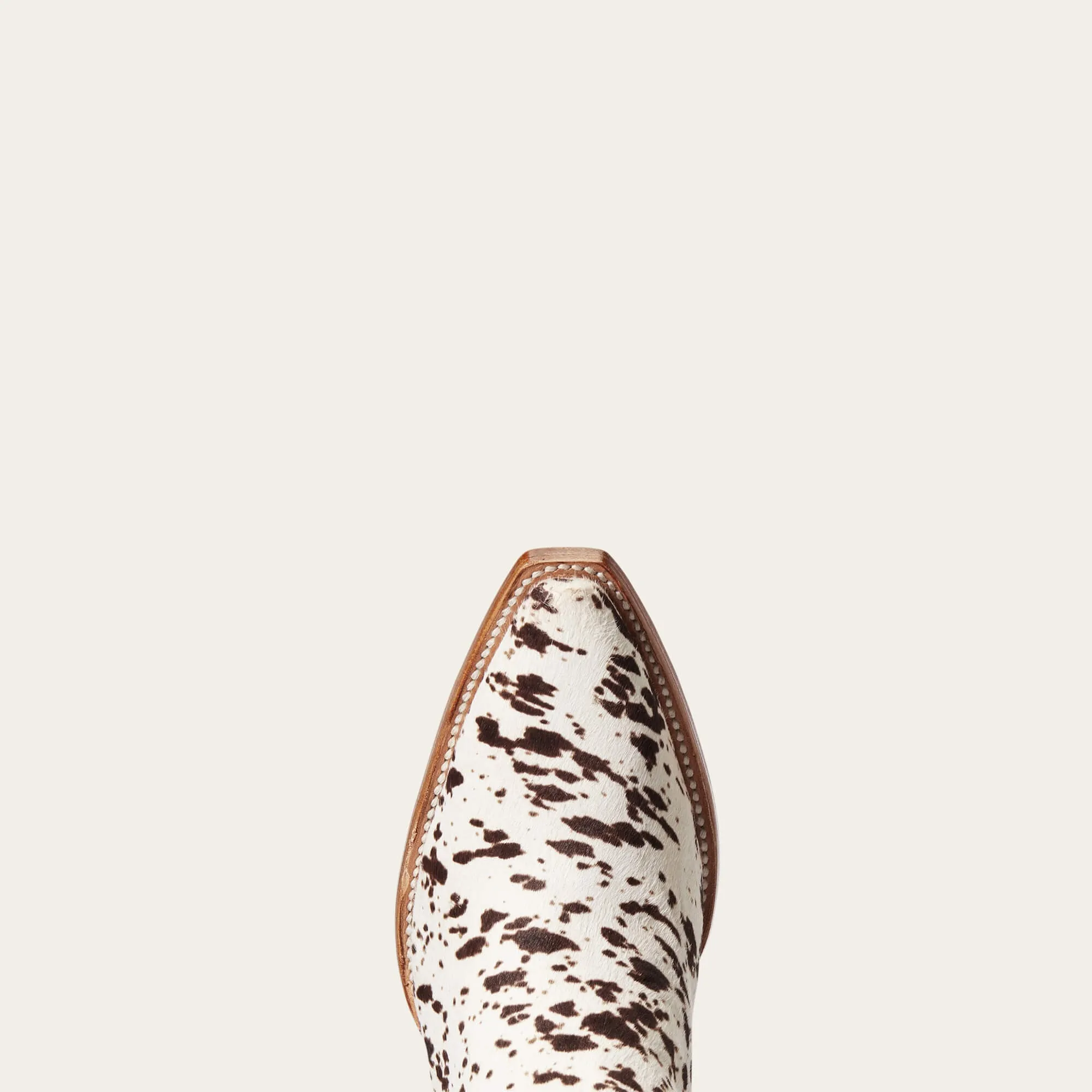 Ariat Women's Brown/White Calf Hair Dixon Snip Toe Bootie