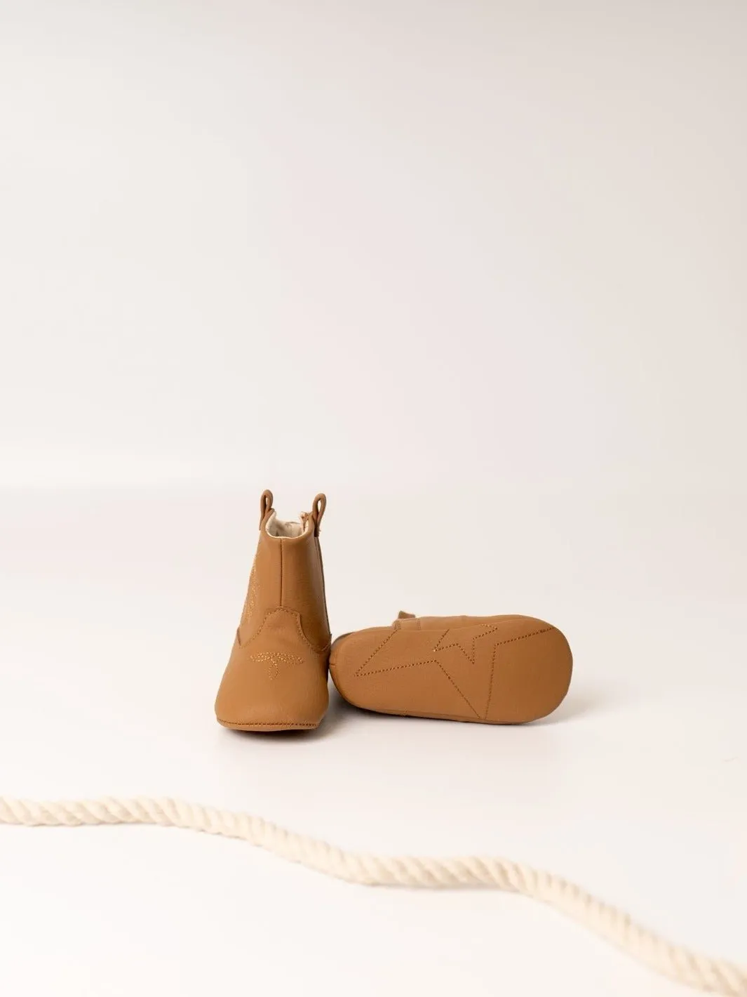 Baby Western Boots - Brown