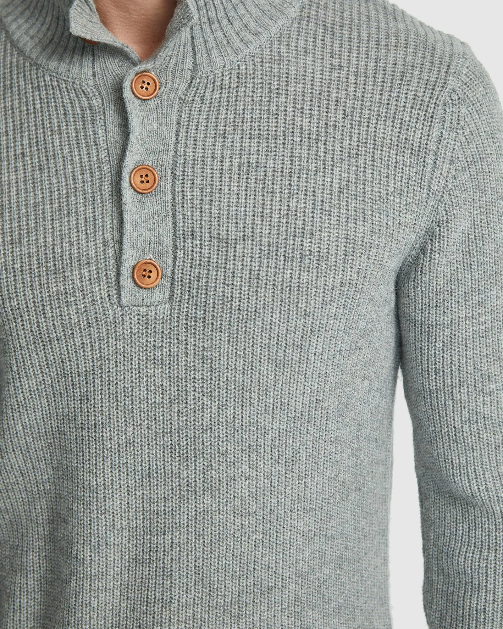 Cedric Button Collar Knit Top