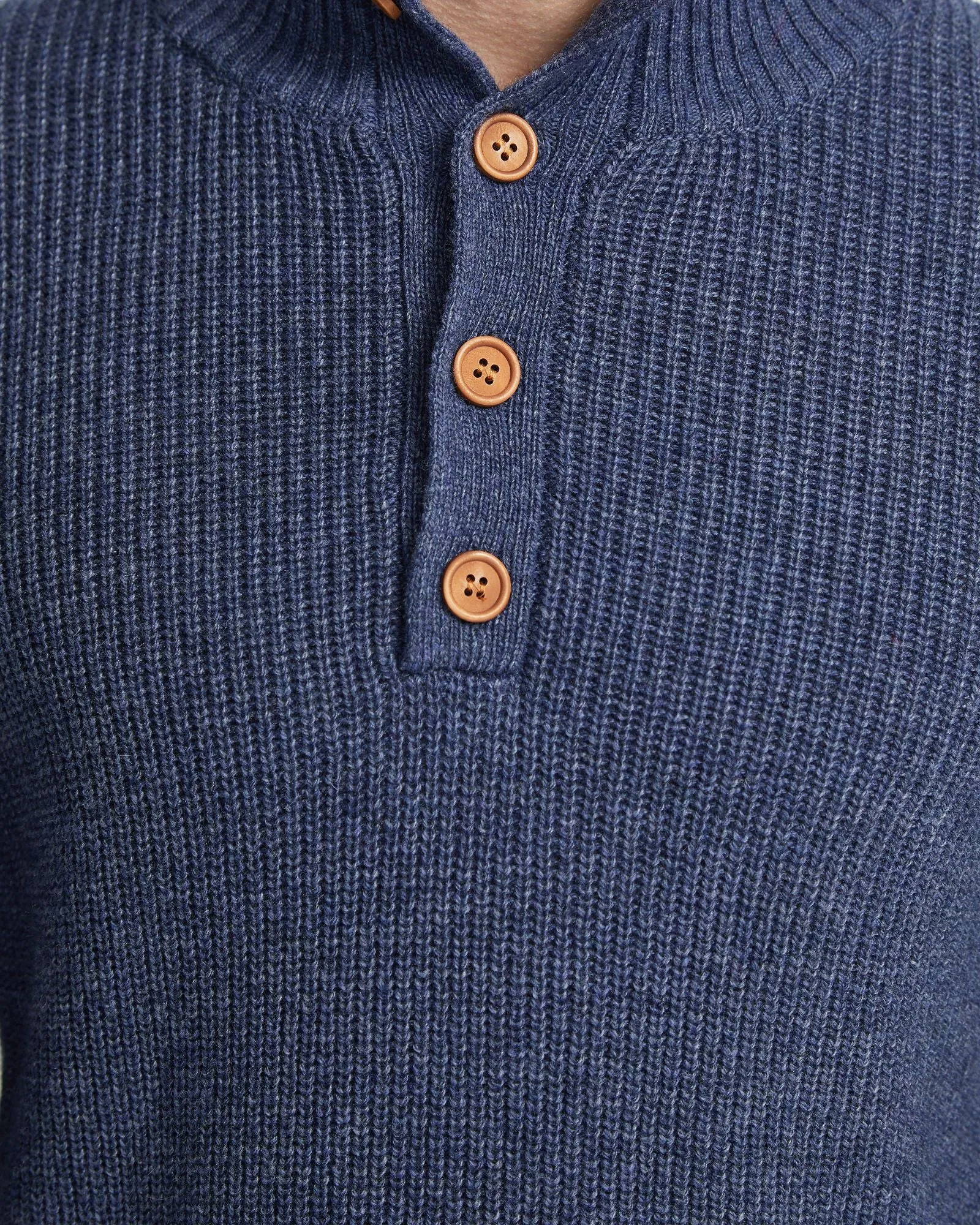 Cedric Button Collar Knit Top