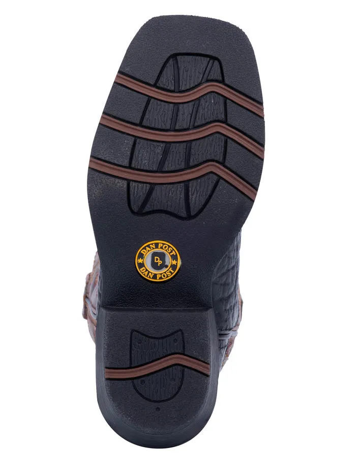 Dan Post DPC2944 DPC3944 Kids Little River Square Toe Boot Black - B -