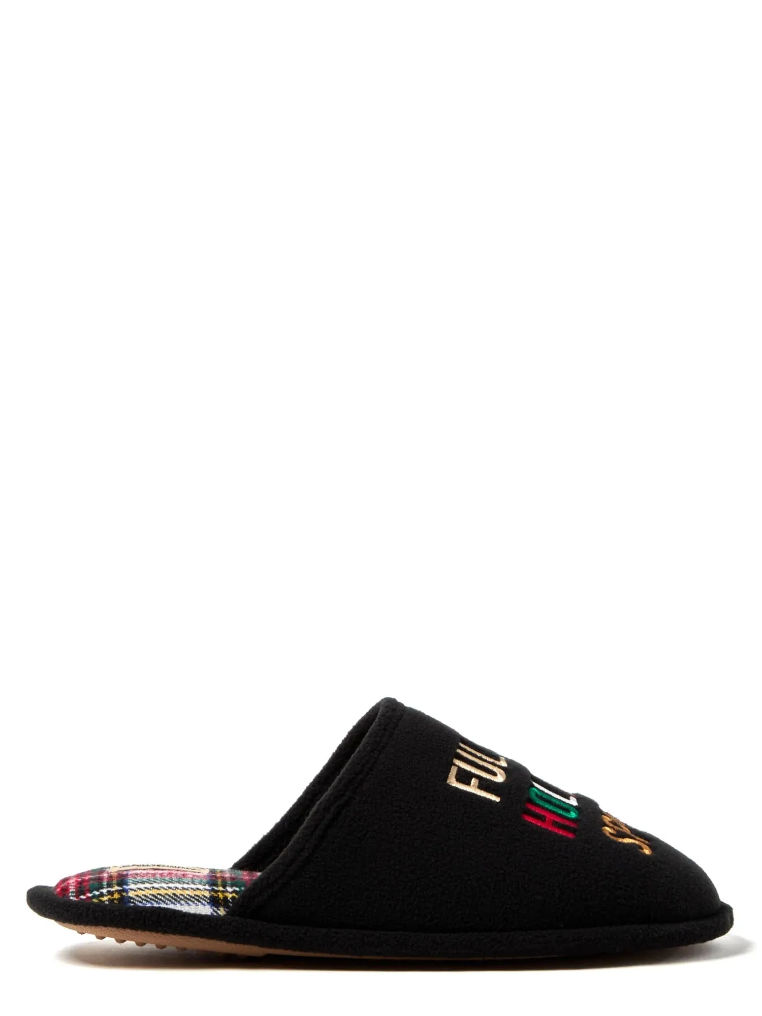Dearfoams Cozy Comfort Men's Holiday Spirt Scuff Slippers