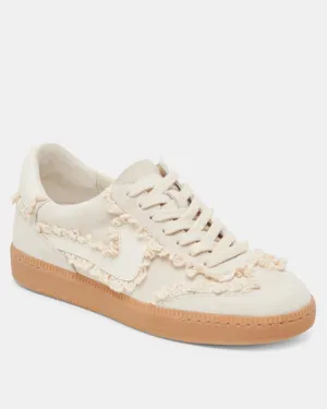 Dolce Vita Notice Lace Sneakers - Ivory Suede