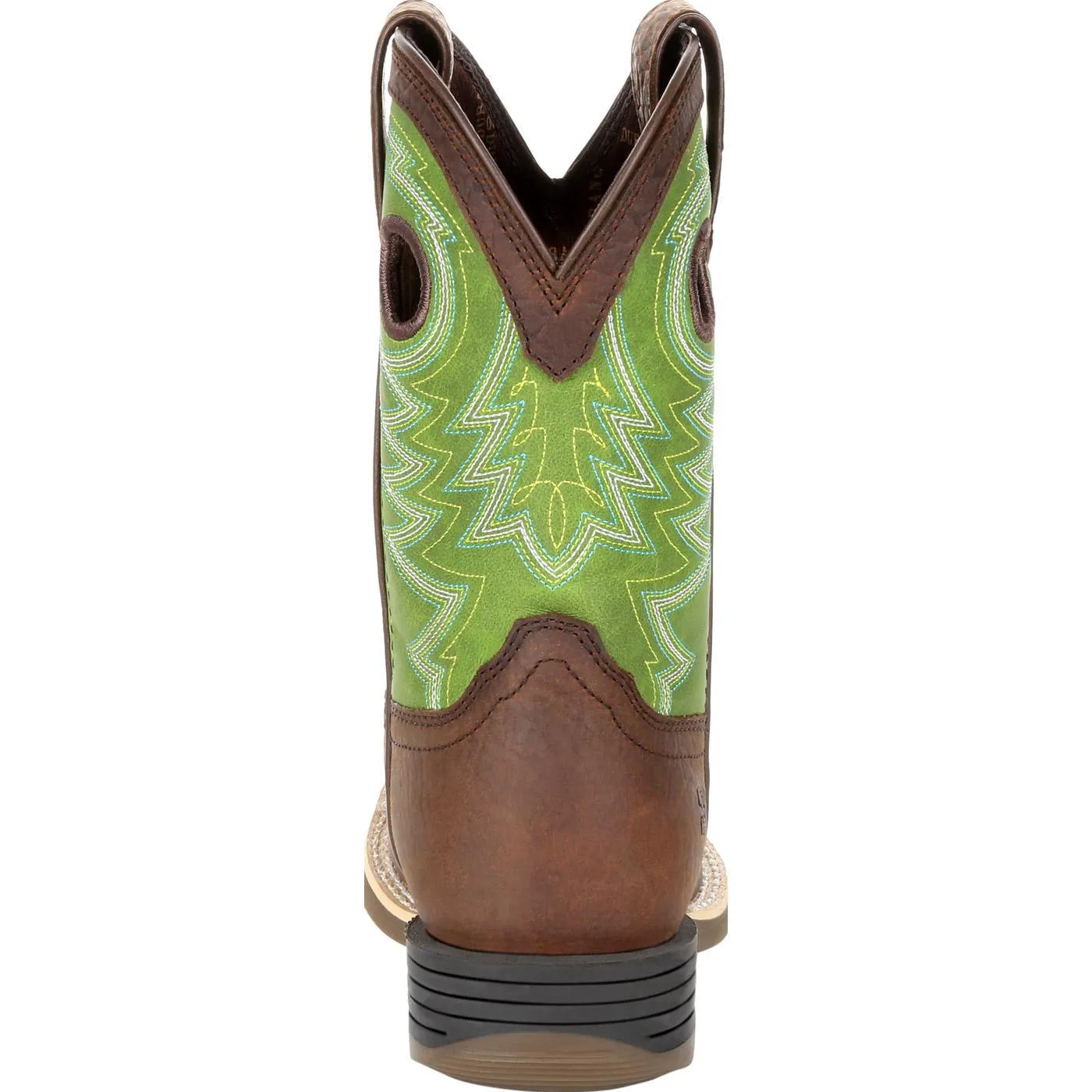 Durango® Lil' Rebel Pro™ Little Kid's Lime Western Boot