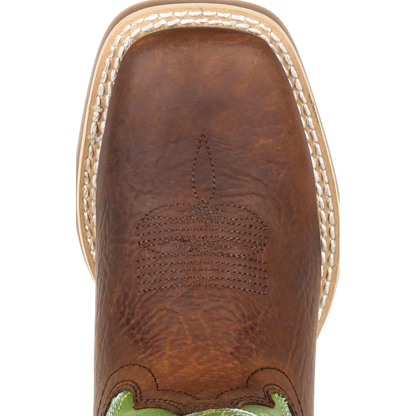 Durango® Lil' Rebel Pro™ Little Kid's Lime Western Boot