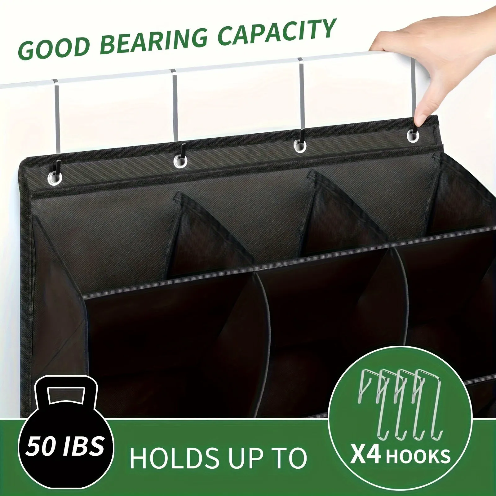 Extra-Thick Versatile Hanging Shoe Storage Bag