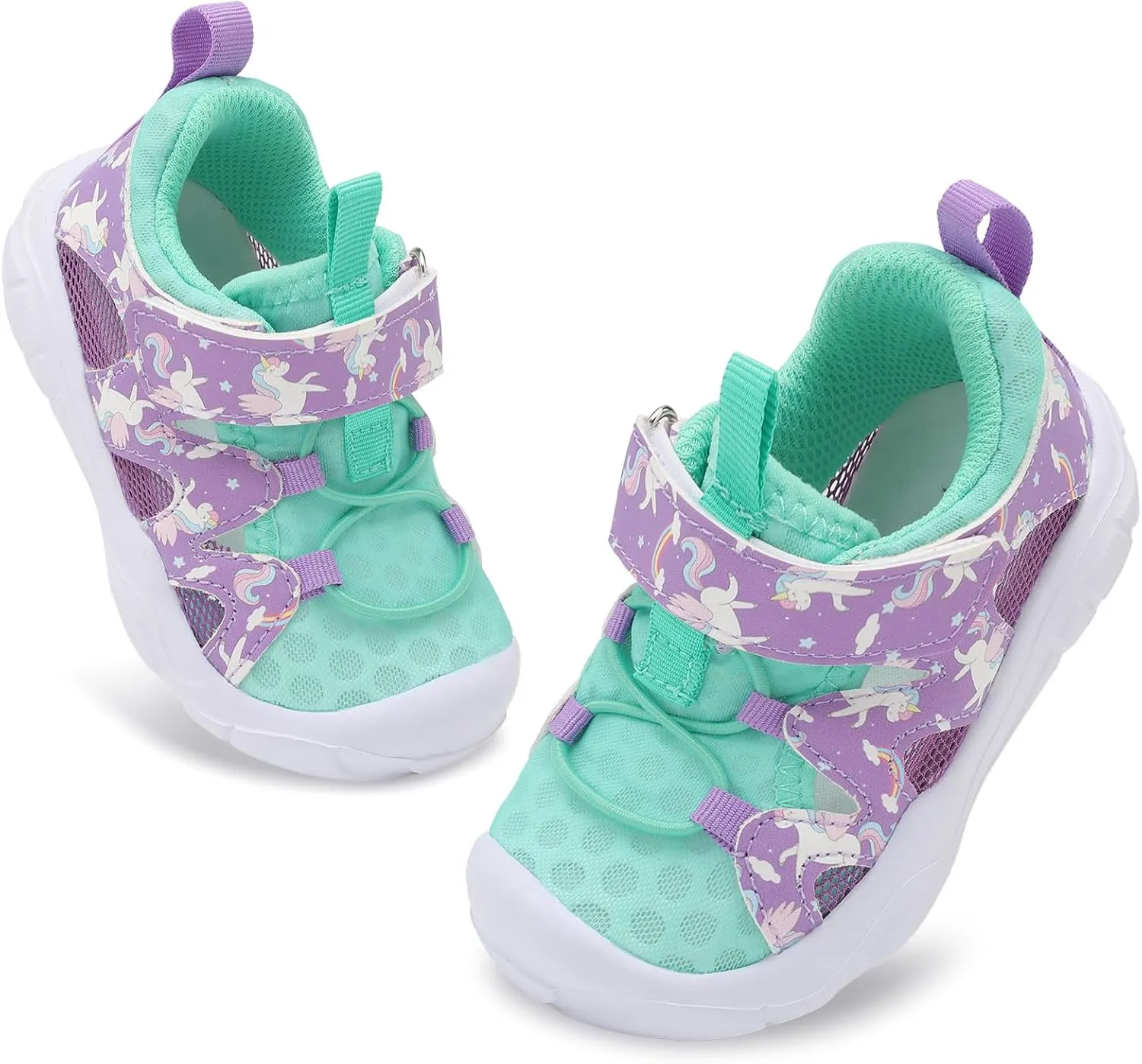 FEETCITY Wide Toddler Shoes Slip on Sneakers Boys Girls Toddler Tennis Shoes Sports Shoes Walking Shoes