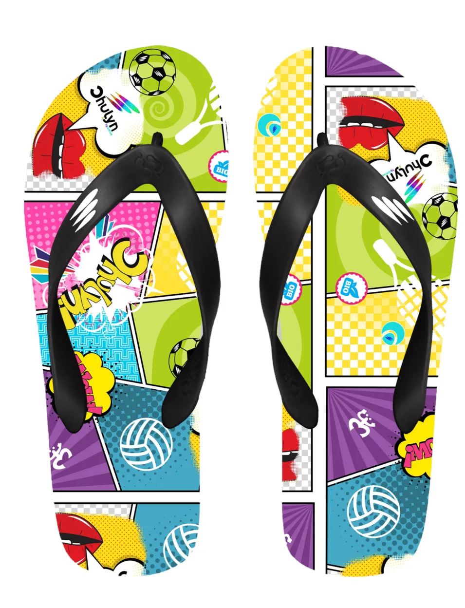 Flip Flops Printed Comics