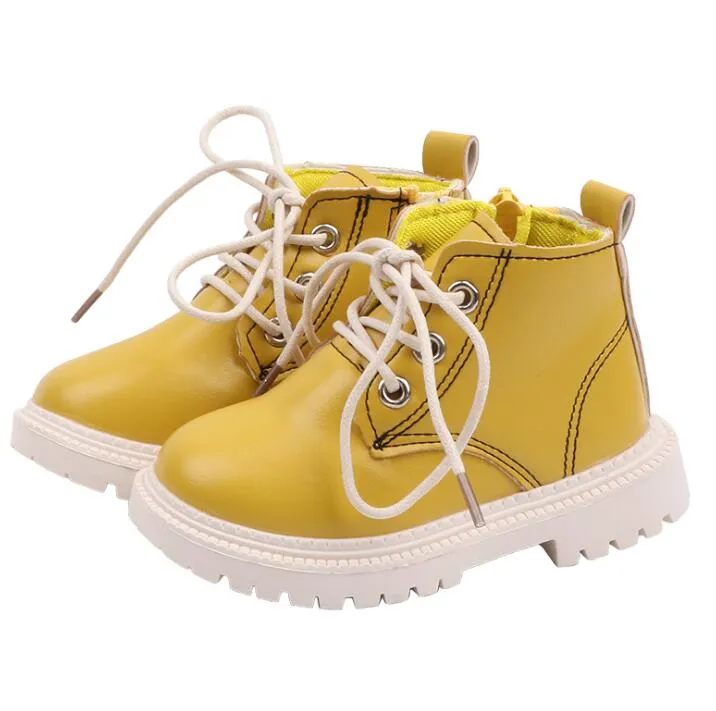 Girls Lace Up Ankle Boots