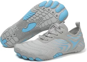 Hike Barefoot Shoes for Women Men Wide Toe Box Athletic Waterproof Trail Running & Non-Slip Barefoot Footwear
