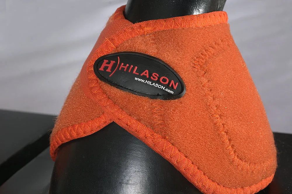 HILASON Bell Boots for Horses No Turn Protection Comfort & Durability Quick Wrap Hook and Loop Jumping Boots Sold in Pairs