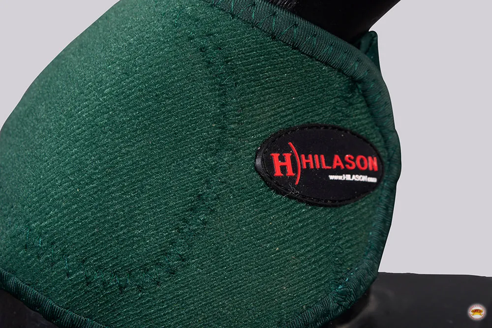 HILASON Bell Boots for Horses No Turn Protection Comfort & Durability Quick Wrap Hook and Loop Jumping Boots Sold in Pairs