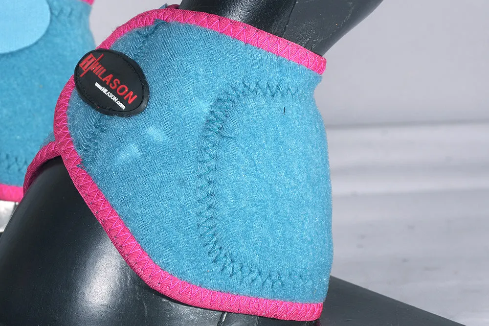 HILASON Bell Boots for Horses No Turn Protection Comfort & Durability Quick Wrap Hook and Loop Jumping Boots Sold in Pairs