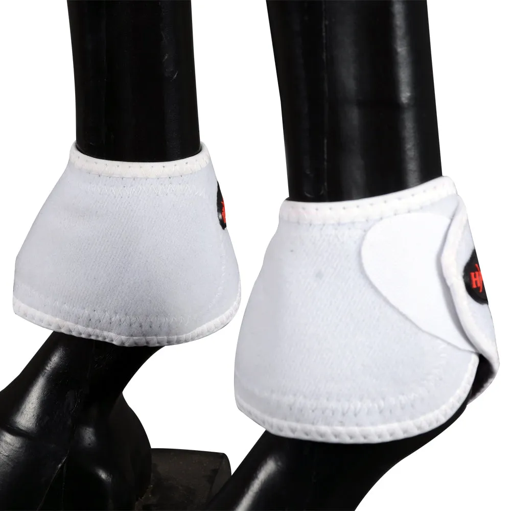 HILASON Bell Boots for Horses No Turn Protection Comfort & Durability Quick Wrap Hook and Loop Jumping Boots Sold in Pairs