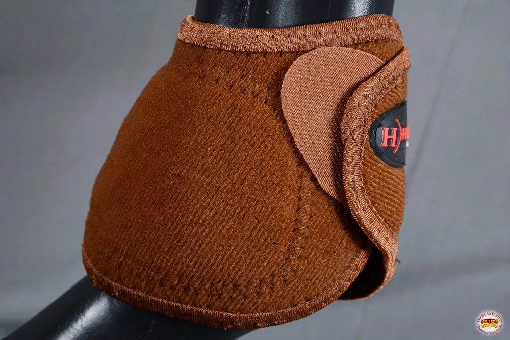 HILASON Bell Boots for Horses No Turn Protection Comfort & Durability Quick Wrap Hook and Loop Jumping Boots Sold in Pairs