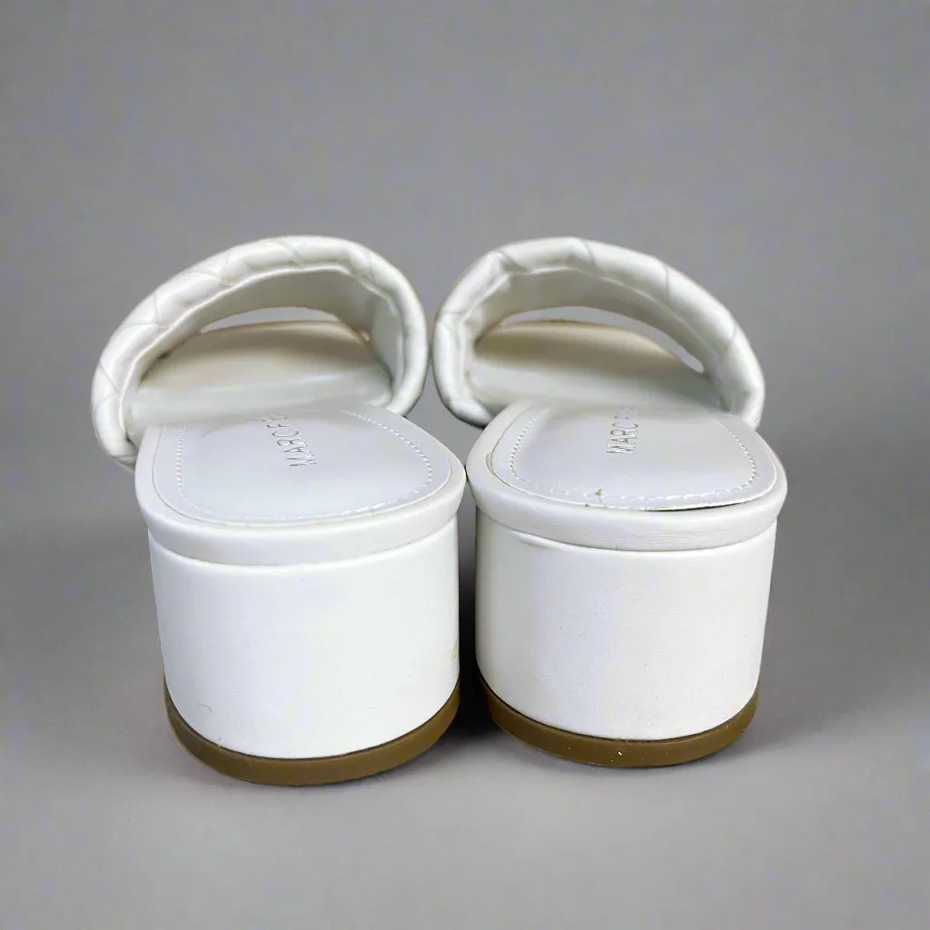 Marc Fisher bone Casper sandals, size 7