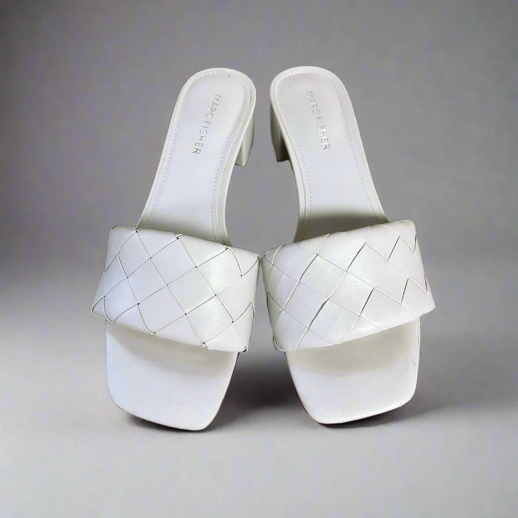 Marc Fisher bone Casper sandals, size 7