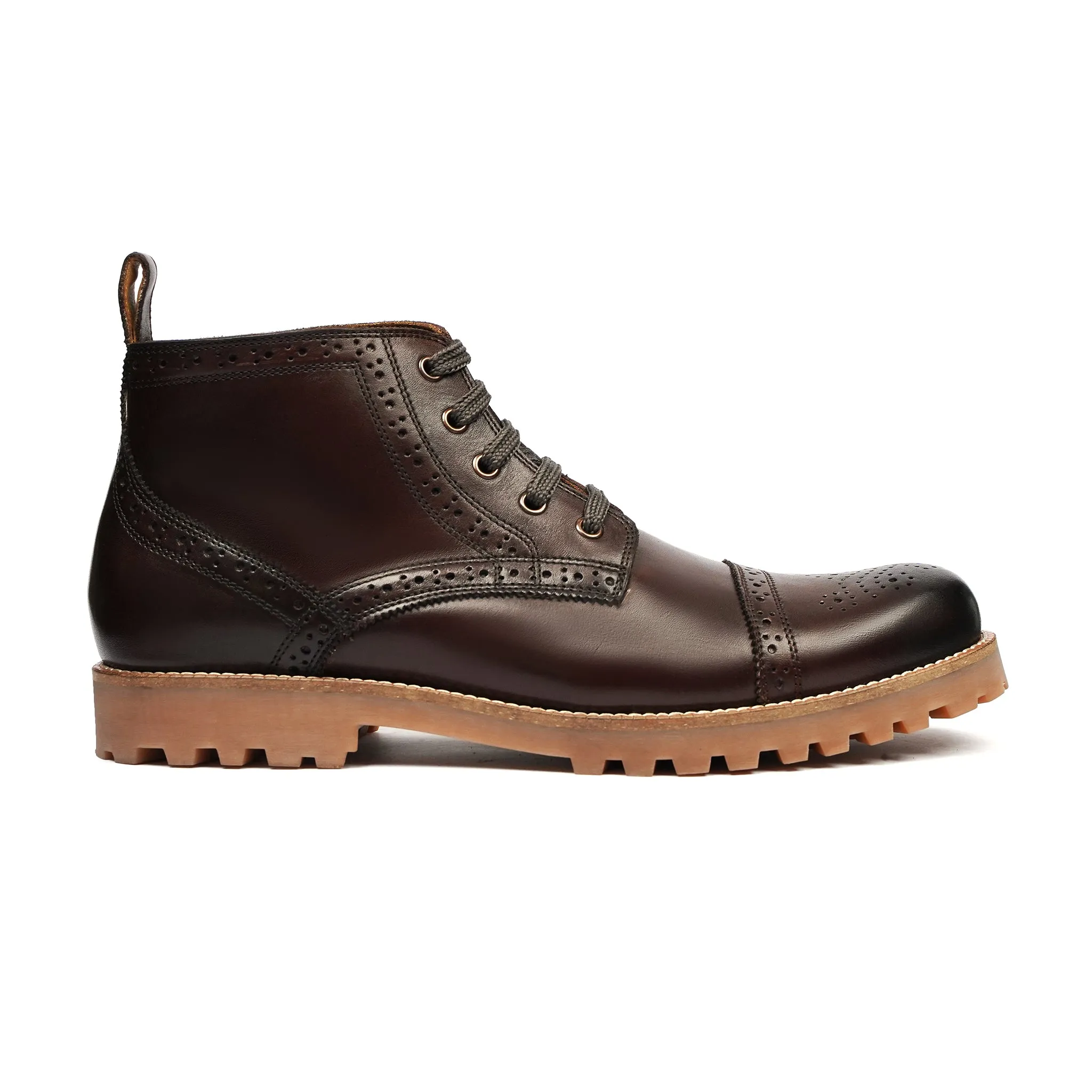 Nathiagali - Men's Dark Brown Calf Leather Boot