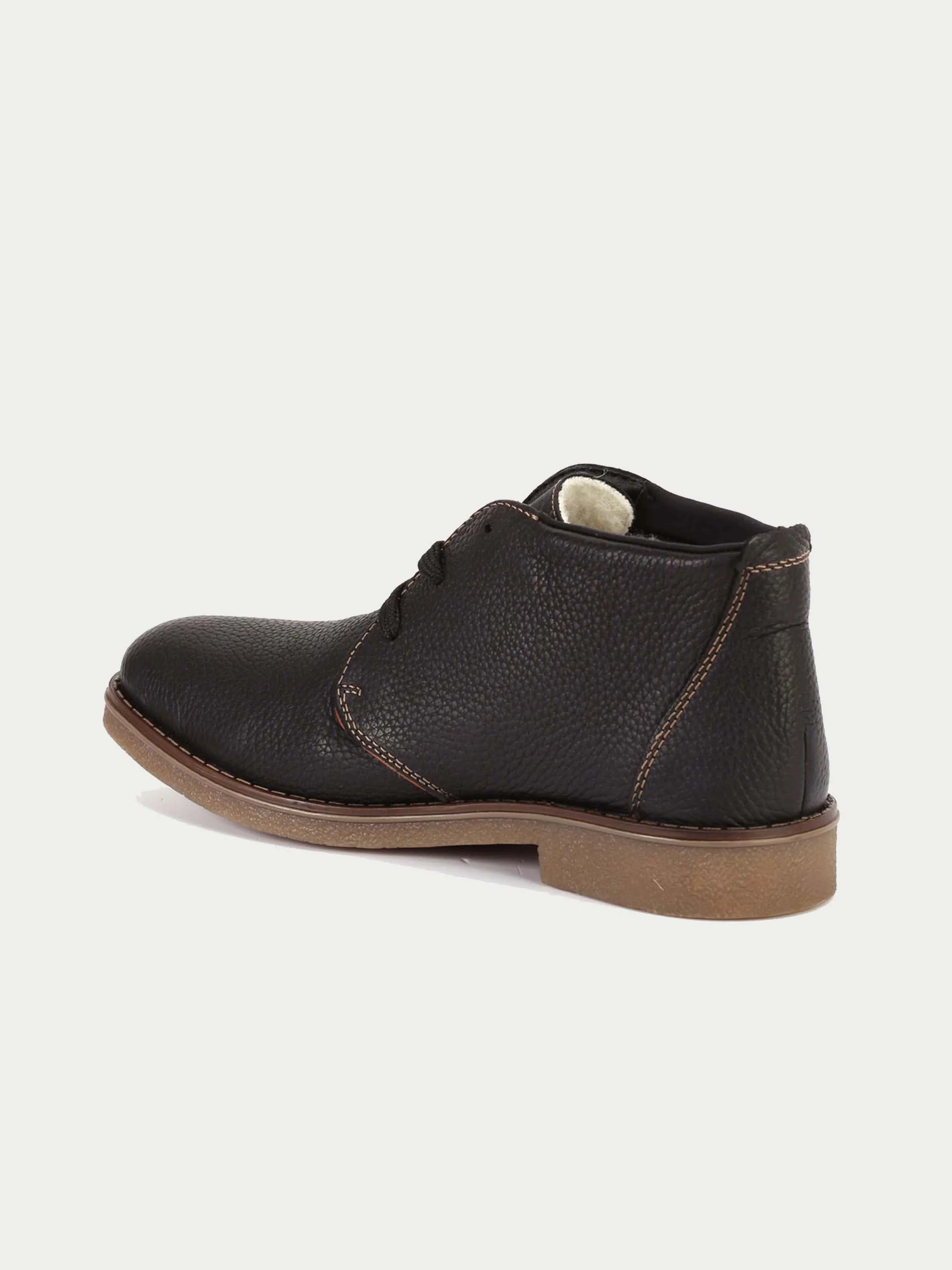 Rieker 13804 Men's Black Lace Up Ankle Boots