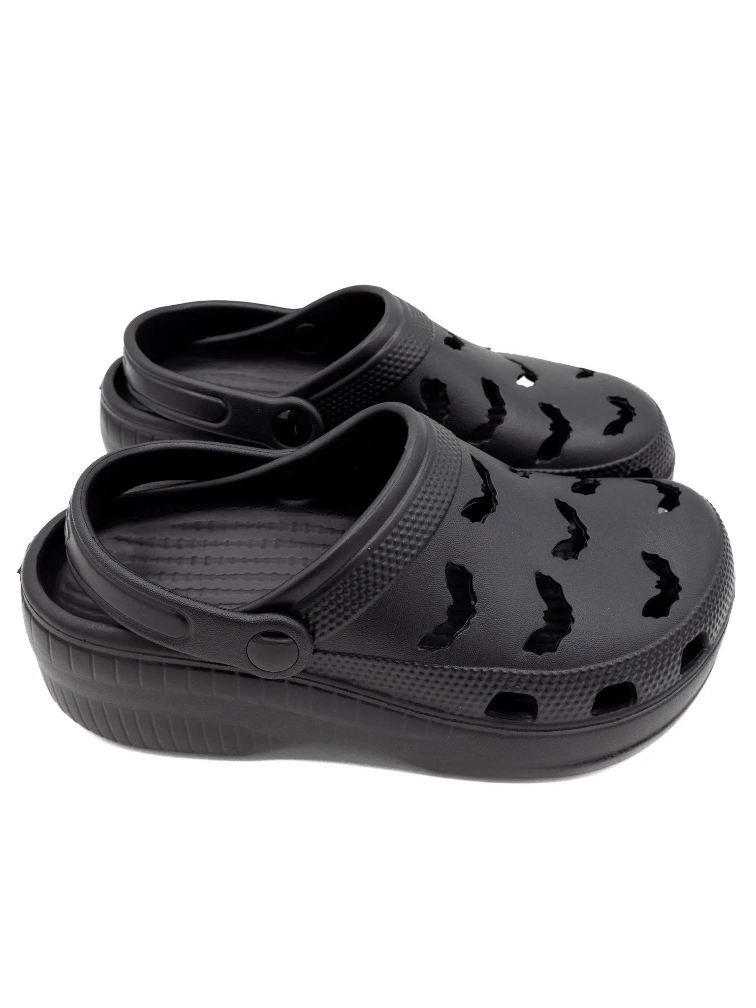 R.I.P.S. Bat Clogs- Black STRANGE CVLT