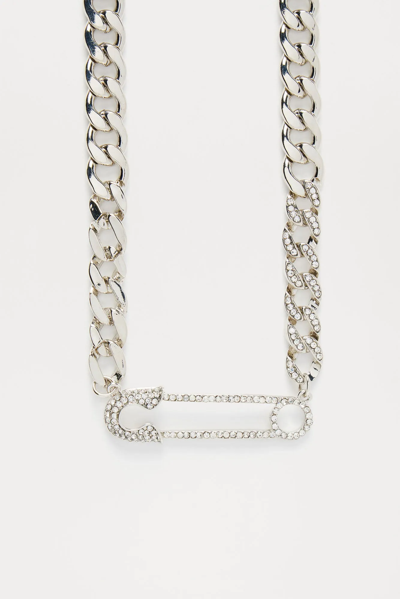 Secrets Are Safe Necklace - Silver