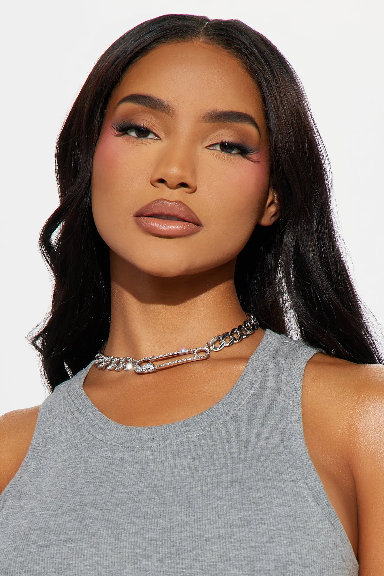 Secrets Are Safe Necklace - Silver