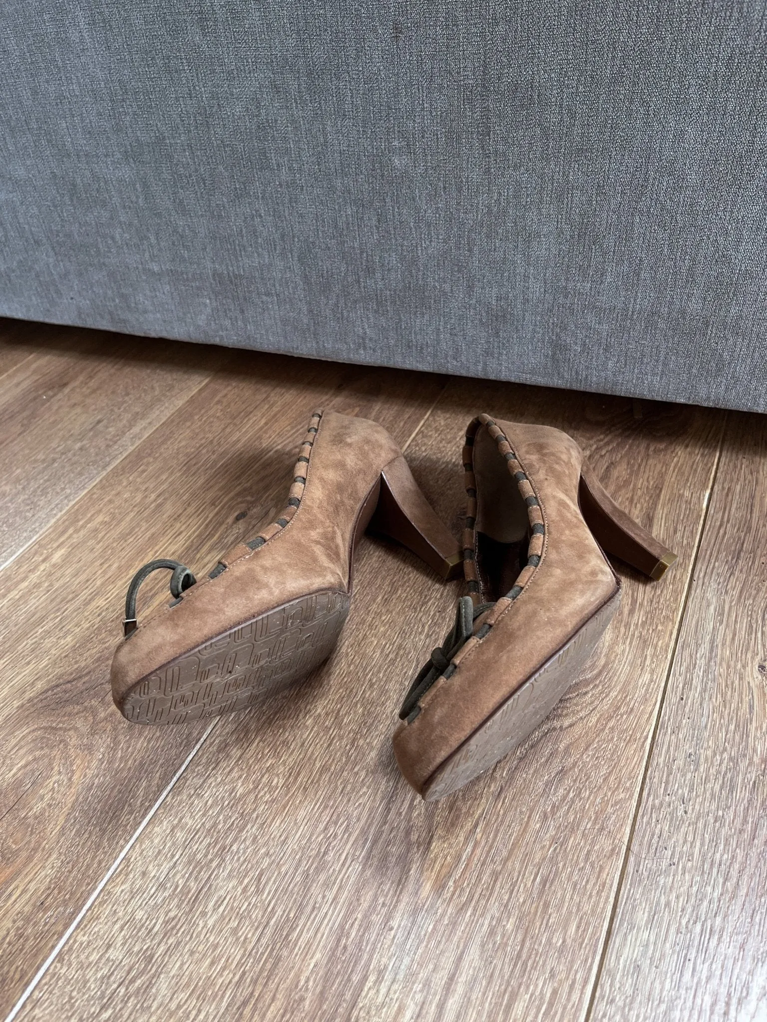 Sergio Rossi ribbon heeled loafers