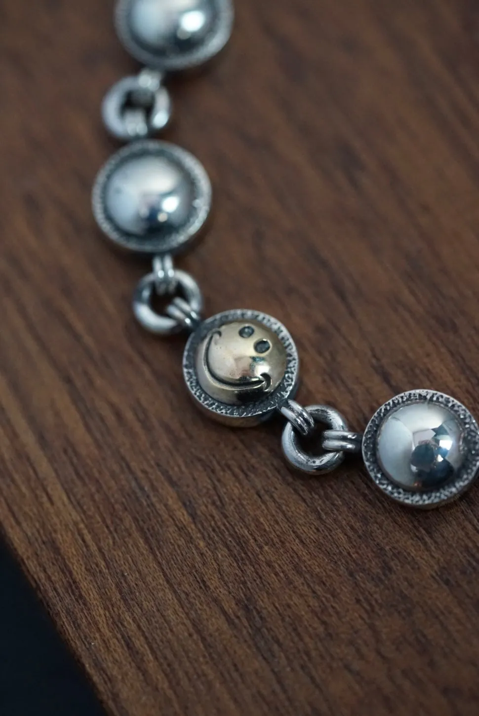 Smile Chain Stud Bracelet