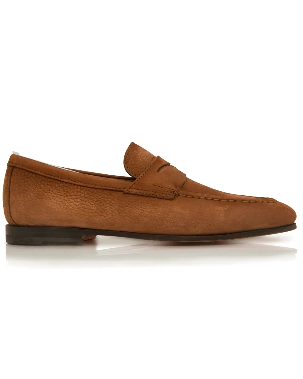 Suede Loafer in Brown