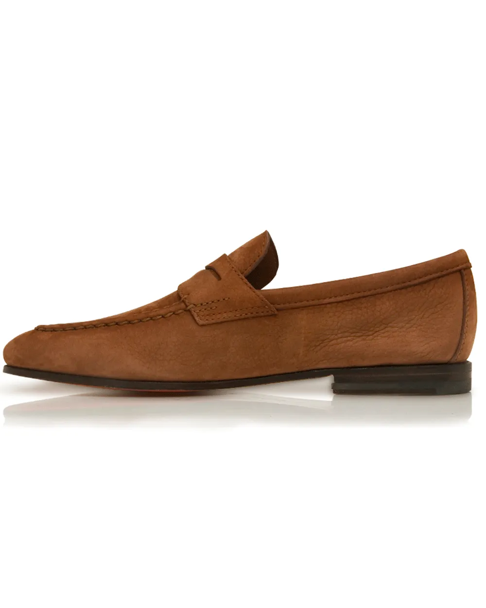 Suede Loafer in Brown