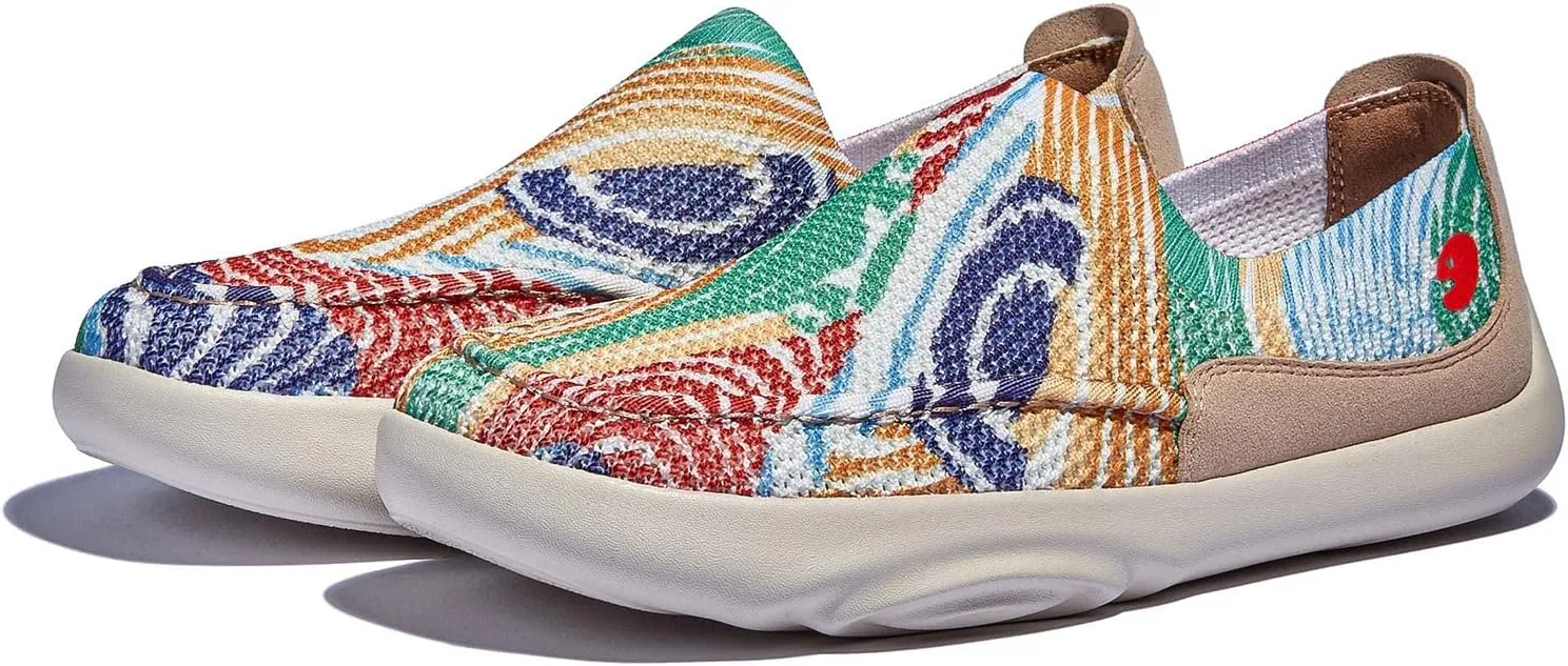 UIN Womens Loafers Casual Travel Barefoot Shoes Lightweight Comfort Slip On Sneakers Mojacar