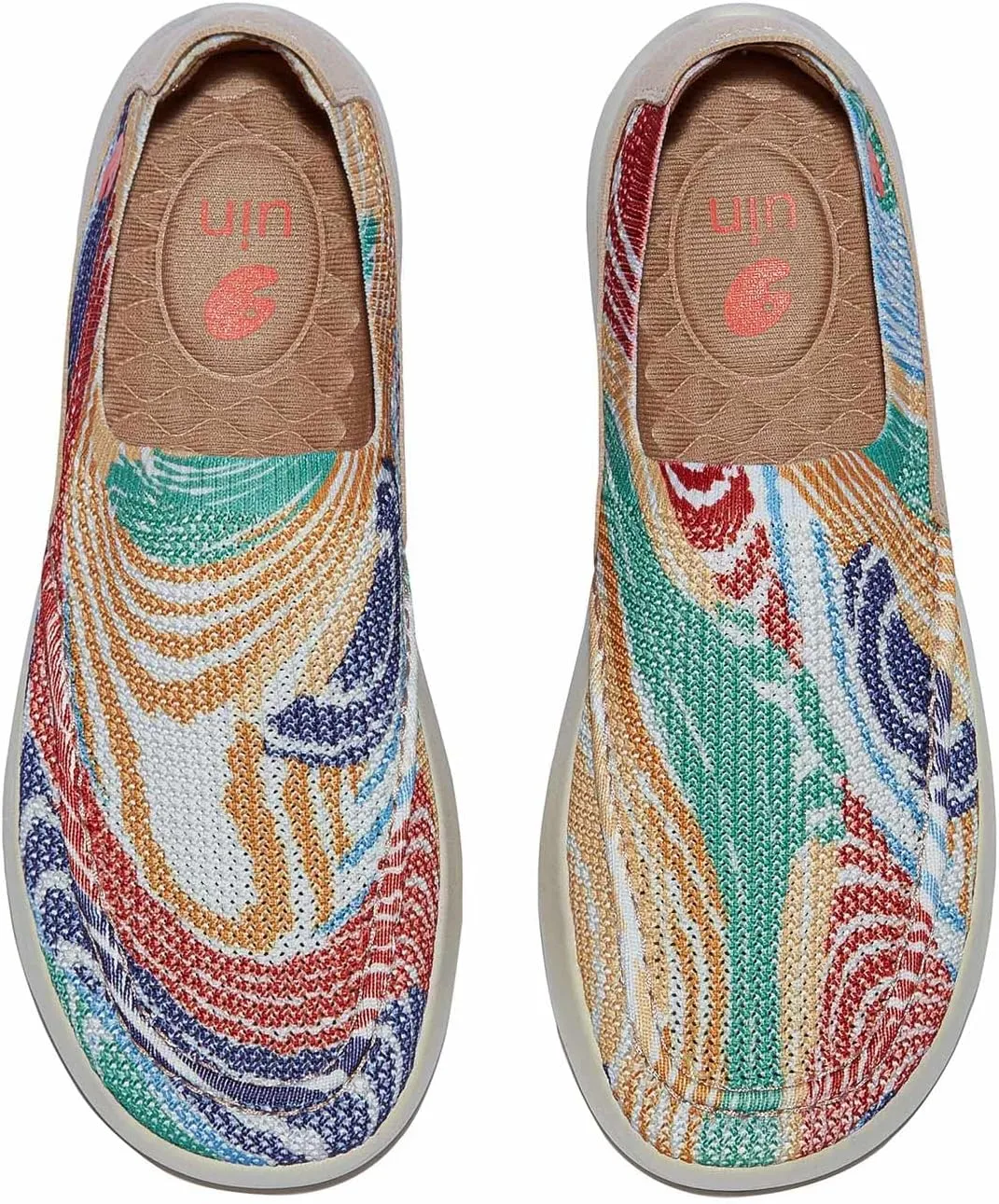 UIN Womens Loafers Casual Travel Barefoot Shoes Lightweight Comfort Slip On Sneakers Mojacar