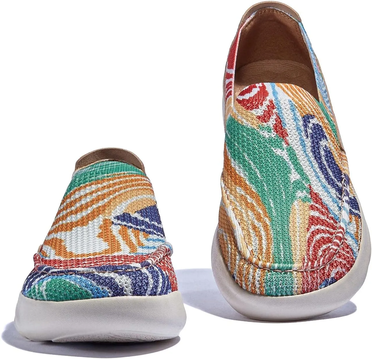 UIN Womens Loafers Casual Travel Barefoot Shoes Lightweight Comfort Slip On Sneakers Mojacar