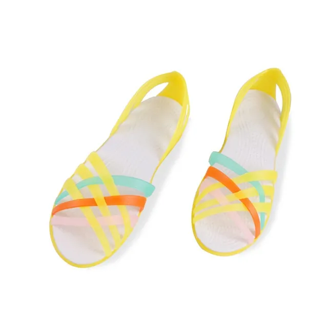 Women Jelly Shoes Rianbow Summer Sandals