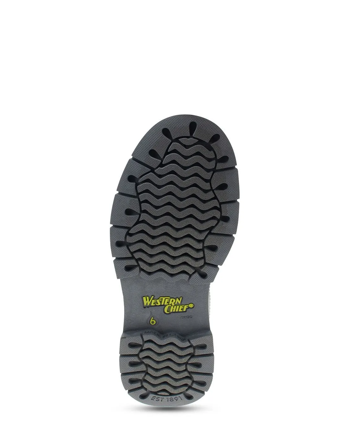 Women's Garden Chickens Wide Calf Tall Rain Boot - Gray