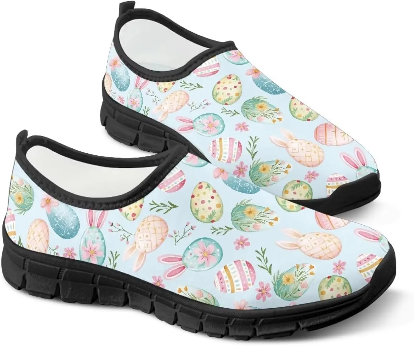 Women's Slip-On Shoes Walking Non-Slip Loafers Casual Fashion Shoes Low Top Work Sneakers Workout Shoes for Women US 5.5-11.5