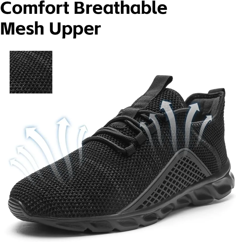 Women's Slip on Walking Athletic Tennis Shoes Running Sneakers Non Slip Hands Free Gym Sports Lightweight Breathable Casual Fashion Comfortable Mesh